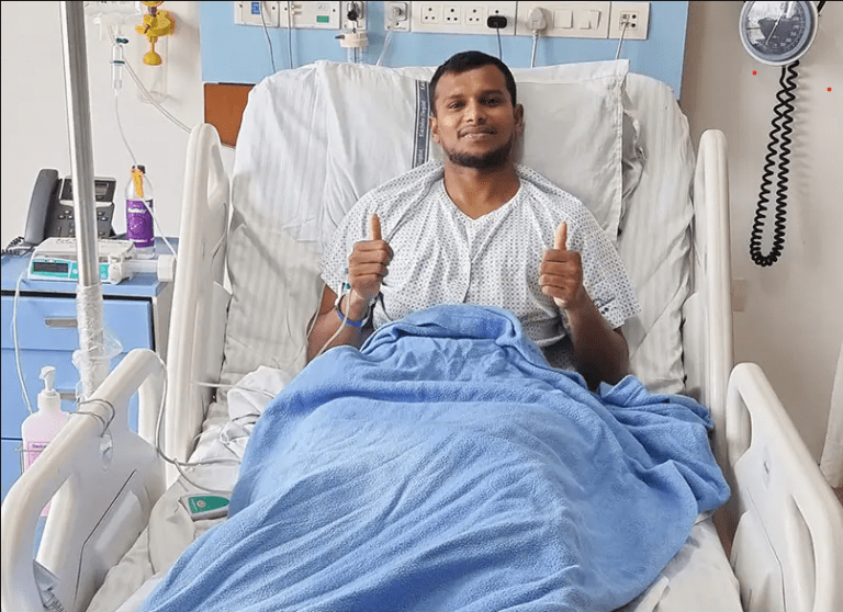 இந்திய கிரிக்கெட் அணியின் வீரர் நடராஜனுக்கு அறுவை சிகிச்சை முடிந்தது