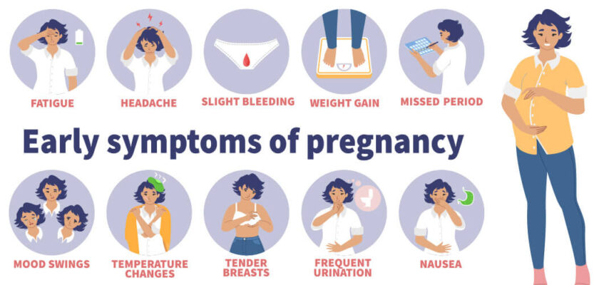 pregnancy symptoms 1