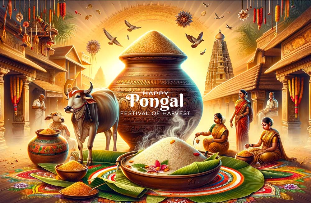 Pongal Wishes in tamil