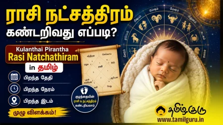 பிறந்த தேதி மூலம் ராசி மற்றும் நட்சத்திரத்தை அறிதல்
