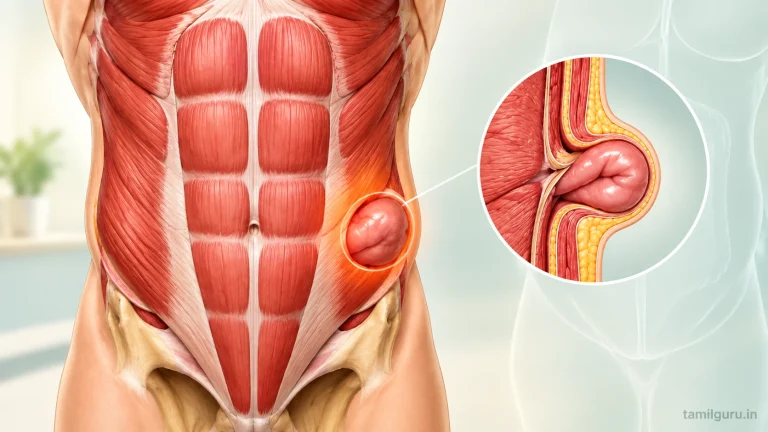 Hernia Meaning in Tamil – குடலிறக்கம் பற்றிய முழுமையான வழிகாட்டி Hernia Meaning in Tamil