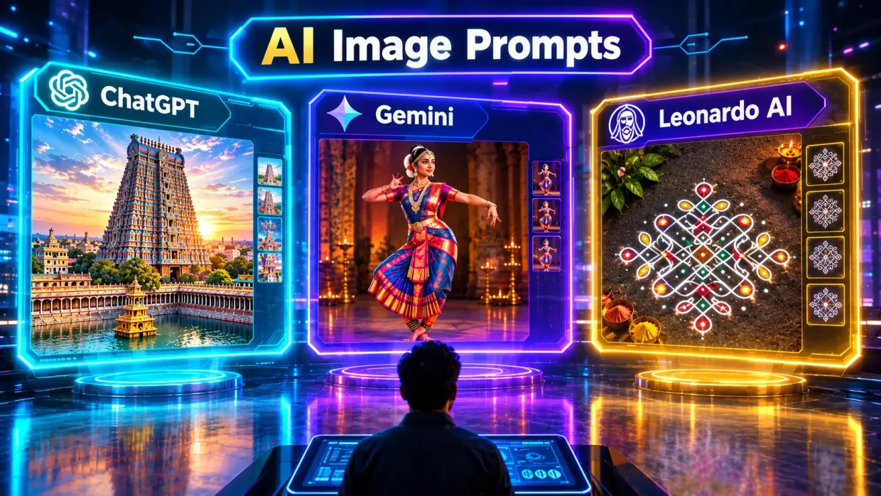 ChatGPT Gemini AI image prompts Tamil