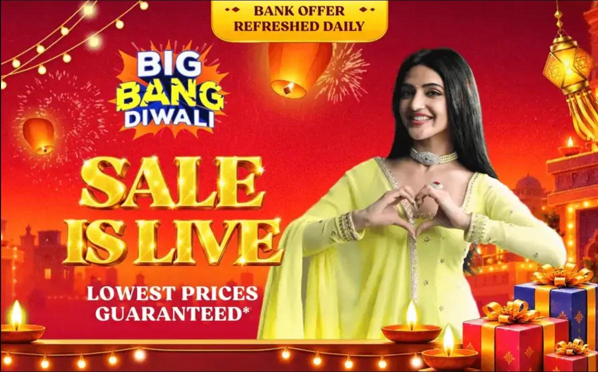 Flipkart Big Bang Diwali Sale festive shopping banner