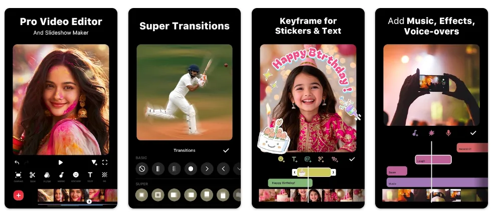 InShot Video Editor மூலம் Reels வீடியோவில் இசை மற்றும் Text சேர்ப்பது