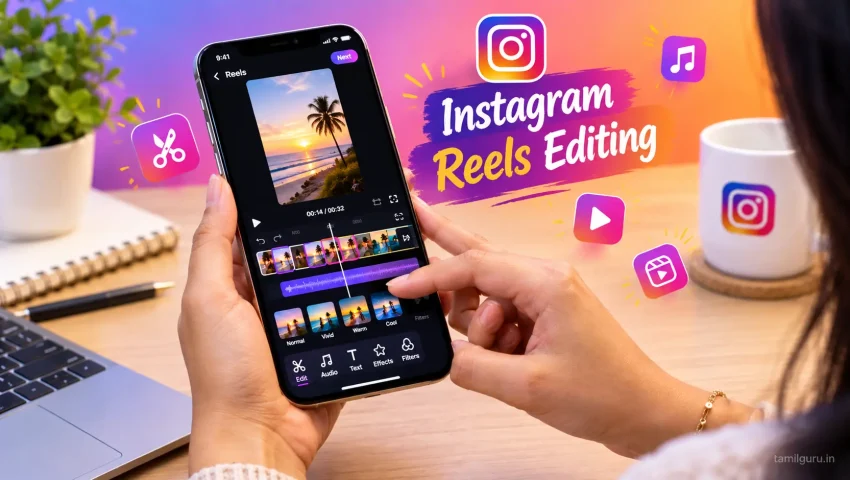 Instagram Reels editing Tamil;