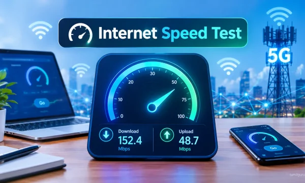 Internet speed test Tamil
