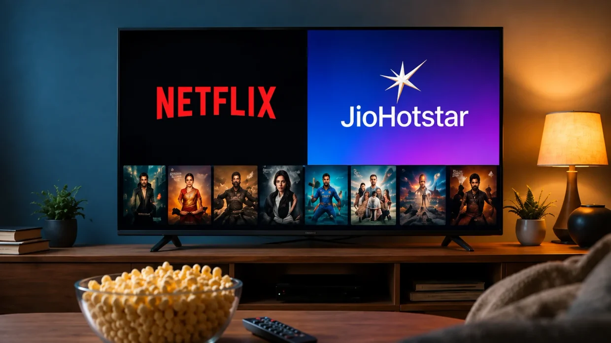 Netflix vs JioHotstar streaming subscription comparison in India