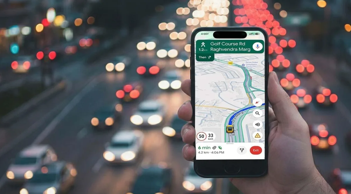 மொபைல் போனில் Google Maps Navigation பயன்படுத்துவது